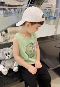 [Hoàn Tiền 6%] Lyvyshop - (Cotton SG chính phẩm) Áo sát nách bé trai từ 09-26kg (giá 01 áo)