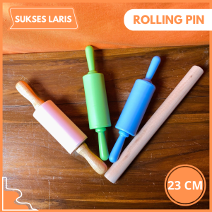 PENGGILING ADONAN ROLLING PIN SILIKON | ALAT GILING ADONAN TEPUNG KUE ROTI | ROLLING PIN