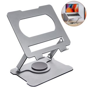 NOONOR 360° Rotatable Tablet Stand Foldable Adjustable Laptop Bracket Universal Portable Tablet Holder for 10-17 inch Laptop Tablet