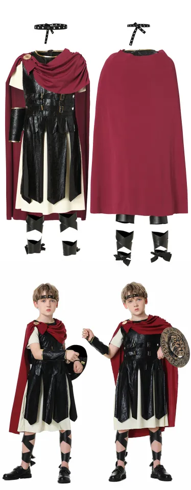 Fearless Gladiator Spartan Warrior Child Costume