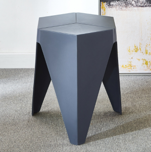 Simple plastic stools household high stools thickened living room square stools foldable Nordic creative rubber stools internet red high stools