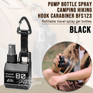 BFS123 Botol Pump Spray Lotion Handsanitizer Camping Hiking Hook Carabiner