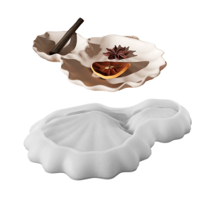 Practical Silicone Sea Shell Mold Resin Casting Dish Epoxy Resin Mould For StylishHome Decorations And Artistic Creation