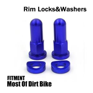 JFGแข่งสีฟ้าCNCล็อคขอบปกแหวนรองน็อตสลักเกลียวความปลอดภัยสำหรับKTMฮอนด้ายามาฮ่าคาวาซากิซูซูกิ