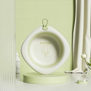 Chậu Rửa Mặt Gấp Gọn Họa Tiết Ong và Thỏ Dễ Thương Siêu Nhẹ Tiện Dụng cho bé