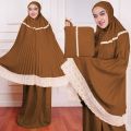 MUKENAH PLISKET DEWASA | MUKENA PLISKET RENDA | TERBARU | TERMURAH | COD. 