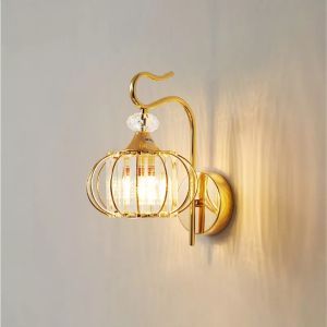 Đèn tường dây phong cách Bắc Âu nguồn sáng LED chao đèn màu trắng thích hợp cho phòng khách phòng ăn quán cà phê