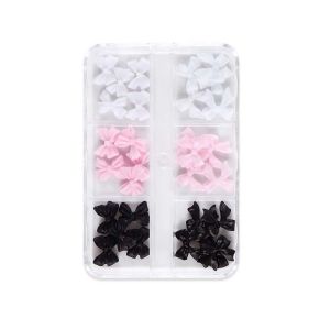 GUAIP Nail Art Supplies Bow Nail Decorations Resin Nail Charms Manicure Ornaments Bear Nail Rhinestones Kawaii Camellia Flower Nail Accessories Manicurist