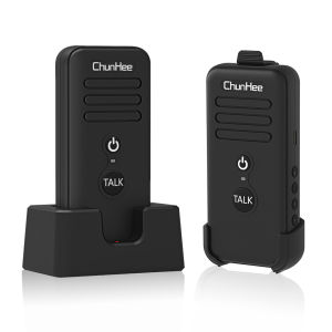 Daytech Wireless Intercom 2 way Doorbell for Home Apartment-1/2 Mile Long Range Waterproof Electronic Doorbell Chime for Home Office 2800mAh Rechargeable Battery 14 Chimes 4 Levels Volume HI03