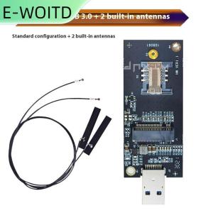 【E-WOITD】 1ชุด DW5821E M2-NGFF DW5811e DW5816E EM7455 L860-GL การ์ดขยาย USB3.0สำหรับ3G 4G 5G LTE โมดูล M2อะแดปเตอร์ USB