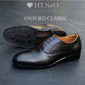Giày Da Nam Oxford HT.NEO Da Bò Nhập Khẩu Cao Cấp Kiểu Dáng Classic Sang Trọng Lịch Sự GT05