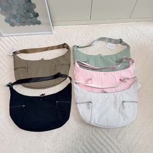 Dew LargeSlouchy 13L Womens croissant bag shoulder bag crossbody bag handbag gym sports bag water-resistant yoga bag