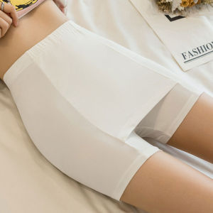 🩲KAK SHOPZ🩲กางเกงเซฟตี้ผู้หญิงรุ่นใหม่ คลุมบริเวณ สามเหลี่ยม ป้องกันการสัมผัส เลกกิ้งสีขาว 2 ชั้น สำหรับผู้หญิง ราคาส่ง
