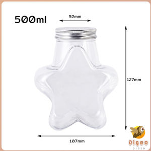 Digeo Star Shape Bottle Creative Gift Origami Cup DIY Handmade Birthday Gift 50ml 200ml 500ml