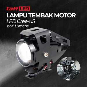 READY TaffLED Lampu Tembak Motor SUper terang anti kabut Transformer LED Cree U5 1098lm Cool White