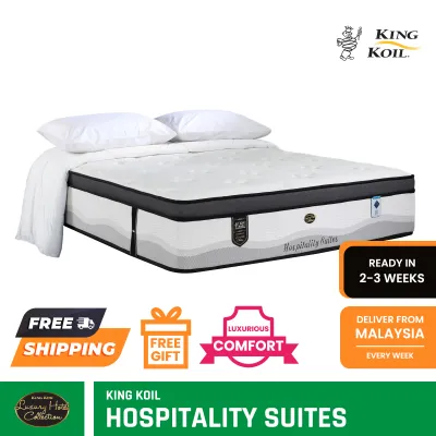 King Koil HOSPITALITY SUITES Mattress Luxury Hotel Collection Available Sizes (King Queen Super Single Single)