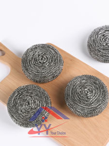 Stainless Steel Wire Ball Sponge/Cleaner Cleaning Ball Kitchen Dapur/Scrubbing Sponge Scrubber Star Kitchen Cleaning