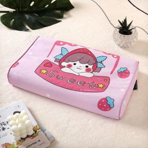 พร้อมส่งค่ะหมอนเมมโมรี่โฟม ผสมยางพารา สำหรับเด็ก 1-10 ปี มีปลอกลายการ์ตูน ปลอกหมอนถอดซักได้ (มีเก็บเงินปลายทางจ้า)