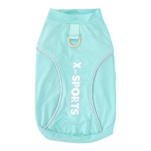 DGFDF Reflective Dog Sun Protection Vest Thin Breathable Lightweight Dog Summer Clothes Fashion Quick Drying Dog T-shirts Spring Summer