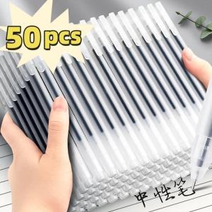 style Gel Pen black frosted full needle tube 0.5mm ballpen