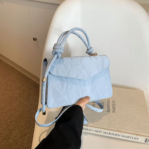 Retro Handheld Small Square Bag Casual Personalized Crossbody Bag Shoulder Bag for Woman