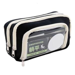 High Capacity Pencil Case Multi Compartments Pen Bag Multi Layered Pen Pouches Marker Pen Organizers for Student Adult