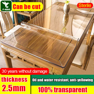 【24 hours delivery 】2.5mm thickness pvc table cloth transparent table cover clear table cloth waterproof plastic table cover pvc table mat transparent table mat table protector mat transparent table cloth