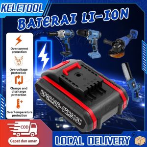 Baterai Li-Ion Nirkabel Bor Listrik Tinggi 3000mAh  Tinggi yang Dapat Diisi Ulang Baterai Baterai Gergaji Mesin Pemotong Listrik Bor Baterai yang Dapat Diisi Ulang dan Tahan Lama Baterai Lithium Gergaji Listrik Baterai Listrik Baterai Berkapasitas