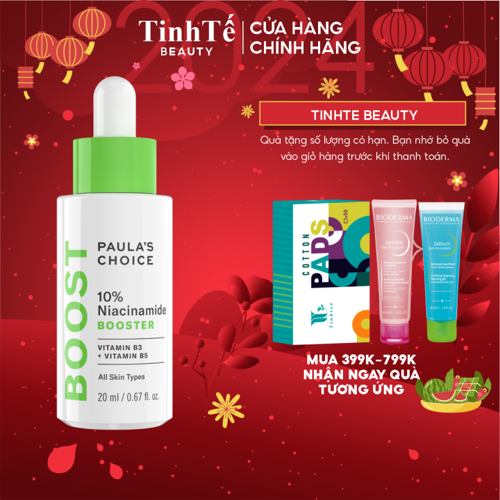 Tinh chất giúp thu nhỏ lỗ chân lông và sáng da Paula’s Choice 10% Niacinamide Booster (20ml)