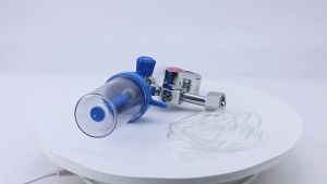 G5/8" Pressure Regulator O2 Oxygen Inhaler Pressure Reducing Valve Meter Gauge 0-10L/min 83XA