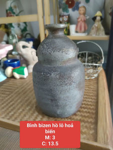 Bình hoa bizen hỏa biến hồ lo hàng gốm Nhật🎌🎌🎌