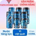Nước tăng lực STING cú hích hương vị việt quất lon 320ml. 