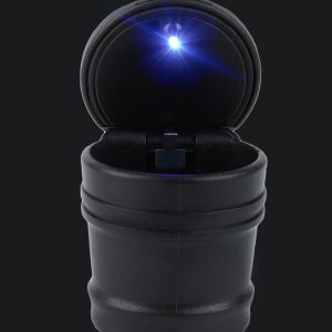 ที่เขี่ย ในรถยนต์ เมื่อไม่ใช้งานสามารถปิดฝา พร้อมไฟ LED