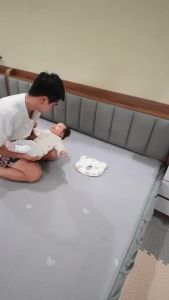 Gối định hình đầu cho bé họa tiết gối cao su non chống bẹp đầu gối chống méo đầu gối định hình đầu cho trẻ sơ sinh