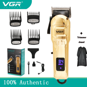 VGR Cortadora de pelo profesional para peluquero cortador de pelo inalámbrico con pantalla Digital LCD recargable 2021 V V-268 2000mAh