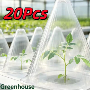 20Pcs Plant Protective Cover Vegetable Seedling Windproof Cover Garden Cloches for Plants