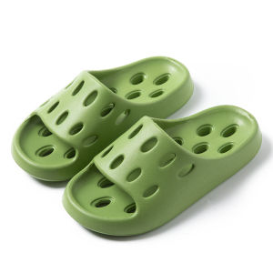 Summer Bathroom Anti-Slip Slippers For Women Comfortable Soft Sole For Bathing Couples Home Use All-Season Beach Outdoor Sandals For Men