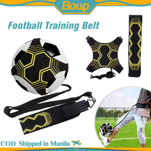 Soccer Trainer Adjustable Black Football Training Belt & Juggle Bags for Kids Adults