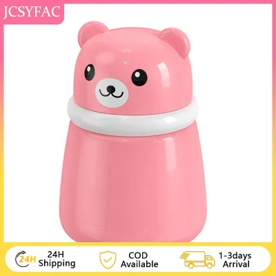 【JCSYFAC】 Childrens Cute Cartoon Bear Baby Puff Box Talcum Powde Prickly Heat Powde Storage Empty Box Portable Container Travel Daily