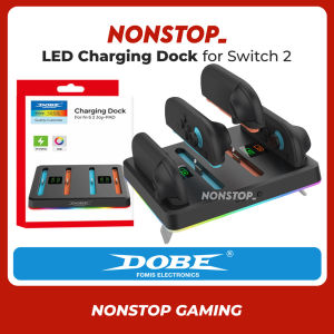 DOBE Joycon Charging Dock Nintendo Switch 2 Controller Charger RGB LED Indicator TNS-3160