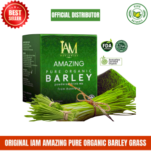 IAM Amazing Pure Organic Barley Powder Herbal Non GMO Small Laude Marian Rivera Original IAMworldwide
