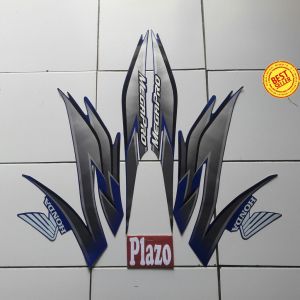 Striping Stiker Polet honda megapro 2008 biru Termurah Berkualitas
