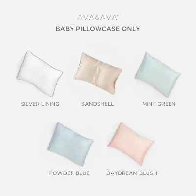 AVA & AVA® 100% Bamboo Lyocell Baby Pillowcase & Bolster Cases