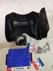 Rổ trước gắn xe PG-1 tặng kèm bộ khung biển số