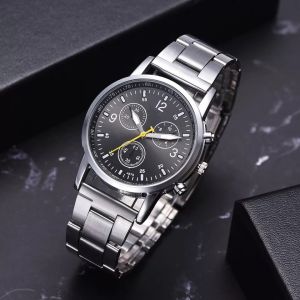 Jam Tangan Pria Wanita Terbaru Geneva Tahan Air Model 2024 - Stainless Steel dengan Model Linda & Anne (29-1) - Quartz Movement