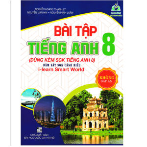 Sách - Bài Tập Tiếng Anh 8 (Không Đáp Án) Dùng Kèm SGK Tiếng Anh 8 (Bám Sát SGK Cánh Diều I-Learn Smart World) (BT)