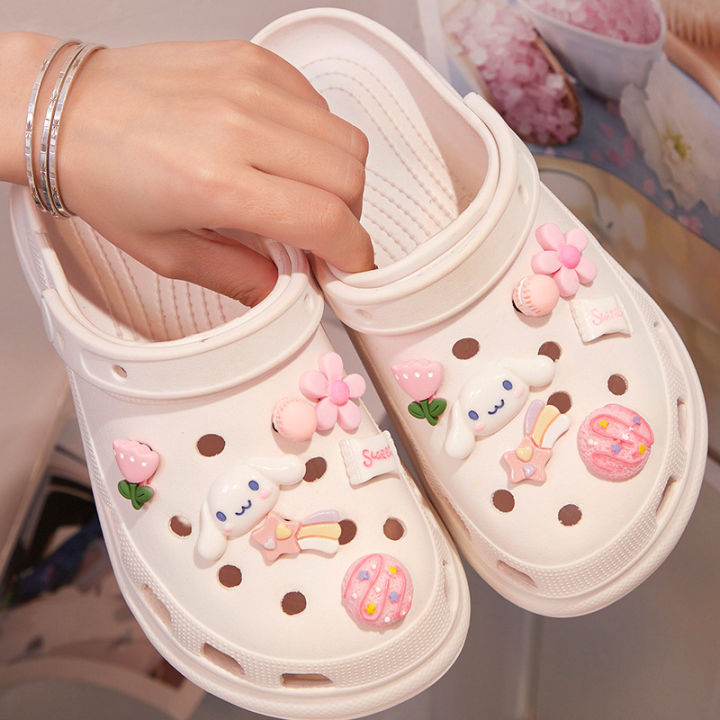 Women Shoes Crocs Jibbitz Charms Cute Sanrio Cartoon 3D Cinnamon Melody Shoes Decorative Buckle for Crocs Lazada Singapore