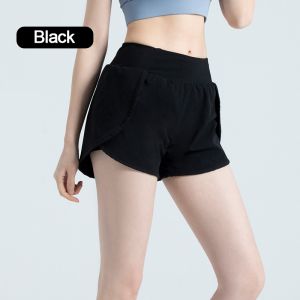 FUYOGI Fake Two Pieces Yoga Shorts Quick-Drying Running Fitness Pants Women