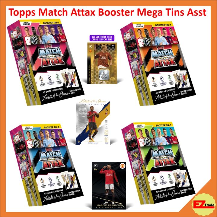 Topps Match Attax UEFA Champions League 2023/2024 Edition Booster Tins ...