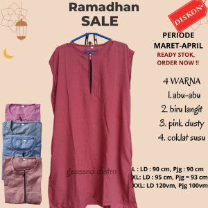 ROSAL PRIA Rompi Shalat Pria / Rompi Koko / Rosal Pria Dewasa M L XL XXL